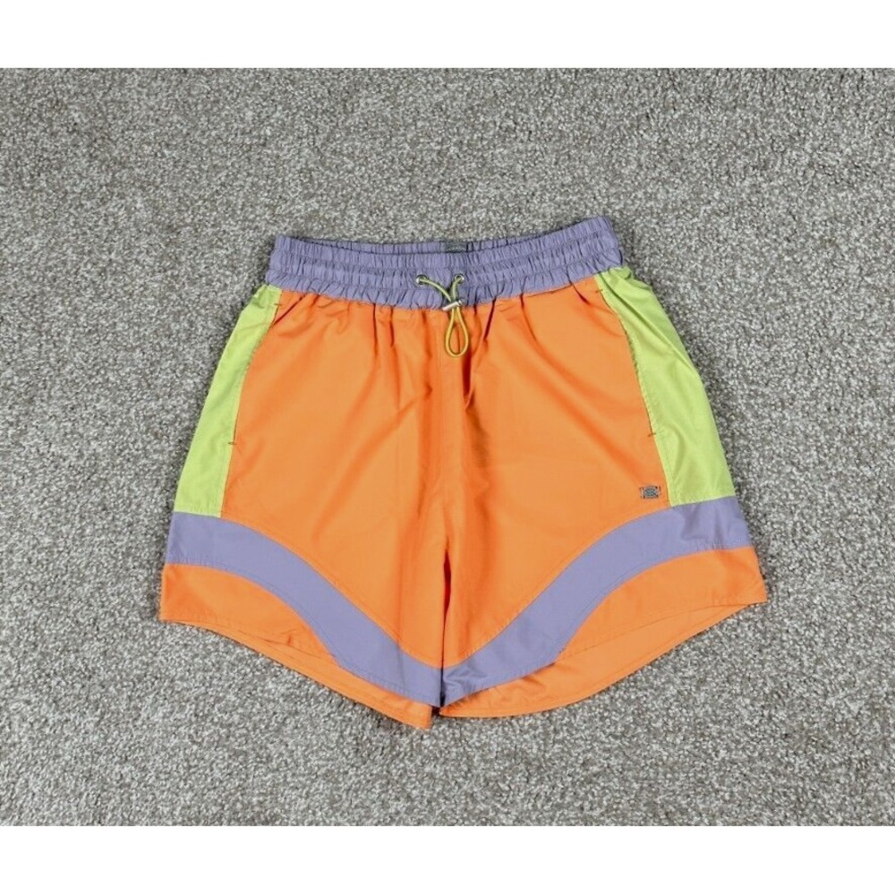 Soia Kyo Noa Shorts Women Extra Small Orange High Rise Gym Training 4" Inseam XS